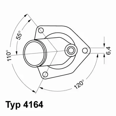 WAHLER TERMOSTAT 4164.92D 