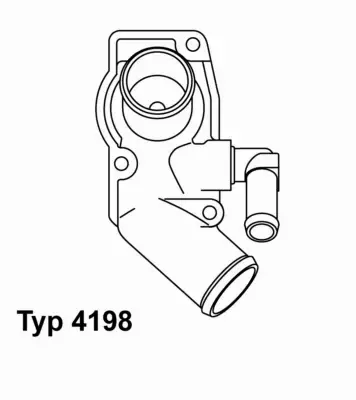 WAHLER TERMOSTAT OPEL ASTRA G ZAFIRA A 2.0 DI DTI 16V 