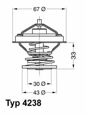 WAHLER TERMOSTAT 4238.92D 