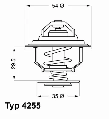 WAHLER TERMOSTAT 4255.87D 