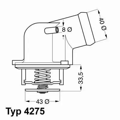 WAHLER TERMOSTAT 4275.87D 