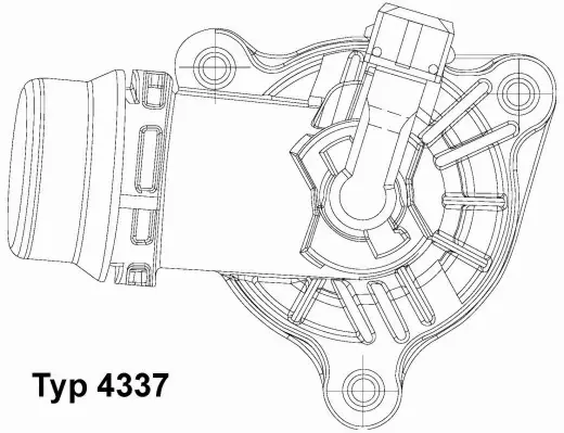 WAHLER TERMOSTAT BMW 3 E46 E90 318i 