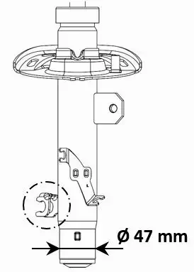 KYB AMORTYZATOR 3338003 