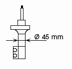 AMORTYZATORY KAYABA NISSAN SUNNY III N14 100NX TYŁ 