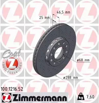 ZIMMERMANN TARCZE+KLOCKI PRZÓD AUDI A4 B5 B6 B7 