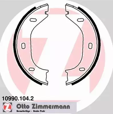 ZIMMERMANN SZCZĘKI HAMULCOWE 10990.104.2 