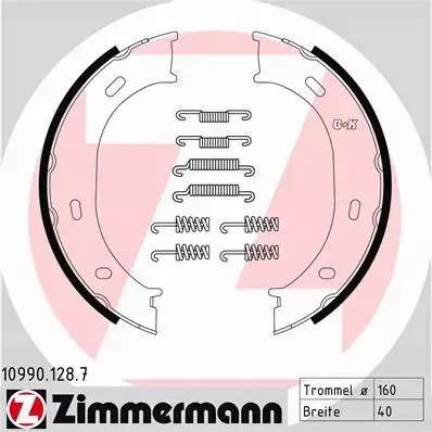 ZIMMERMANN SZCZĘKI HAMULCOWE 10990.128.7 