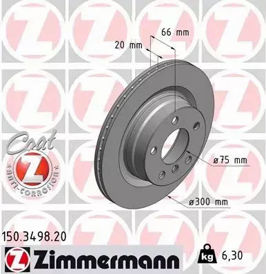 ZIMMERMANN TARCZE+KLOCKI P+T BMW 4 F32 F33 312MM 