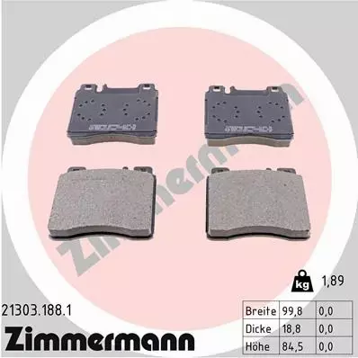 ZIMMERMANN TARCZE+KLOCKI PRZ MERCEDES S W140 320MM 