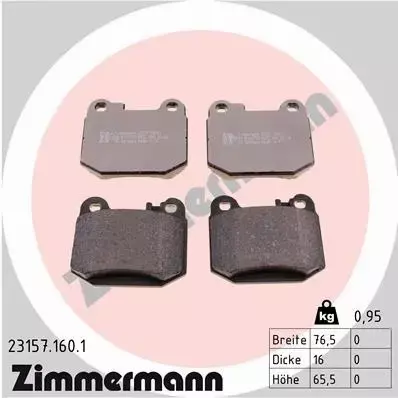 ZIMMERMANN TARCZE+KLOCKI T MERCEDES M W163 331MM 