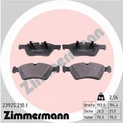 ZIMMERMANN TARCZE+KLOCKI P+T MERCEDES M W164 350MM 