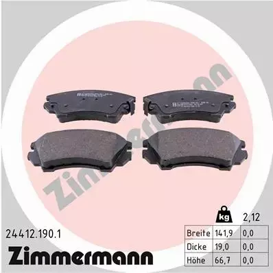 ZIMMERMANN TARCZE+KLOCKI PRZÓD OPEL ASTRA J 321MM 