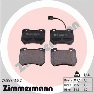 ZIMMERMANN SPORT TARCZE+KLOCKI PRZ AR 159 330MM 