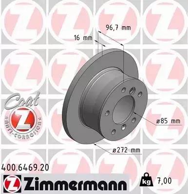 ZIMMERMANN TARCZE+KLOCKI T MERCEDES SPRINTER 903 