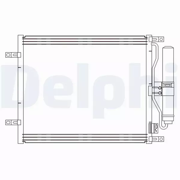 DELPHI CHŁODNICA KLIMATYZACJI CF20245 