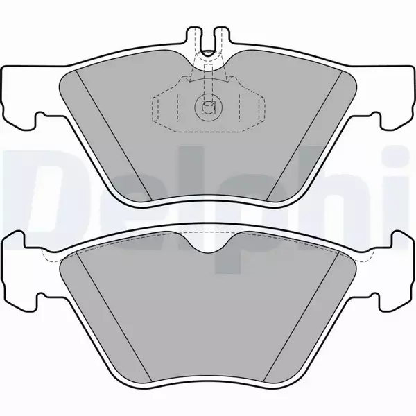 DELPHI KLOCKI HAMULCOWE PRZÓD LP1589 