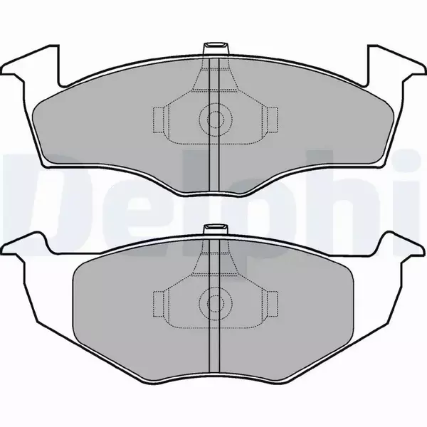 DELPHI KLOCKI HAMULCOWE PRZÓD LP1591 