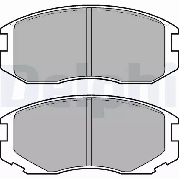 DELPHI KLOCKI HAMULCOWE PRZÓD LP1594 