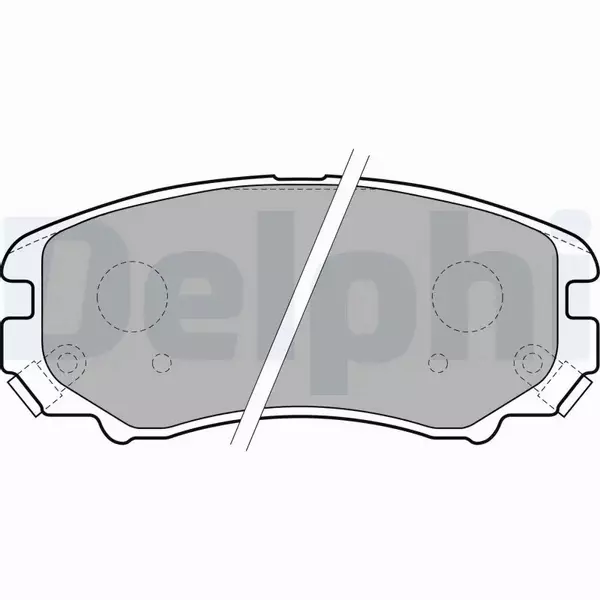 DELPHI TARCZE+KLOCKI PRZÓD KIA SPORTAGE JE 280MM 