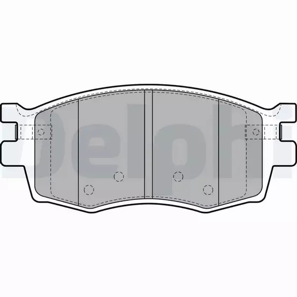 DELPHI TARCZE+KLOCKI PRZÓD KIA RIO II 256MM 