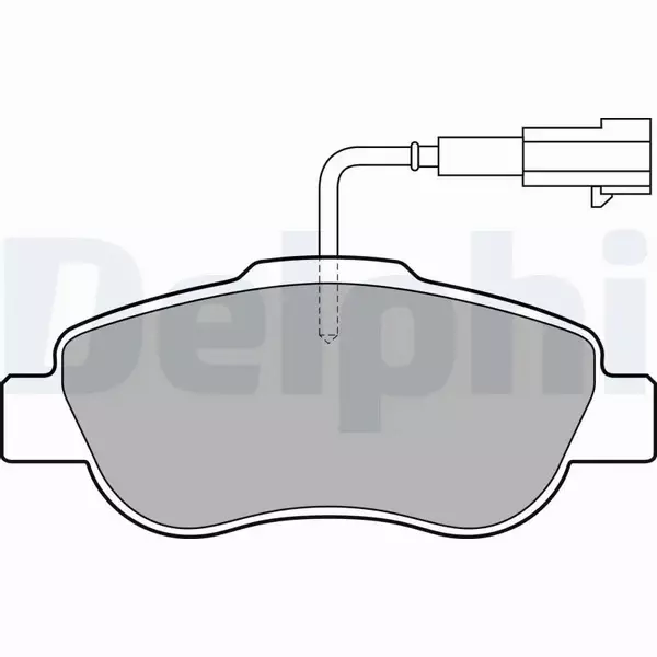 DELPHI TARCZE+KLOCKI PRZÓD FIAT 500 FORD KA II 