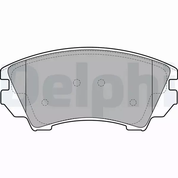 DELPHI TARCZE+KLOCKI PRZÓD OPEL INSIGNIA A 321MM 