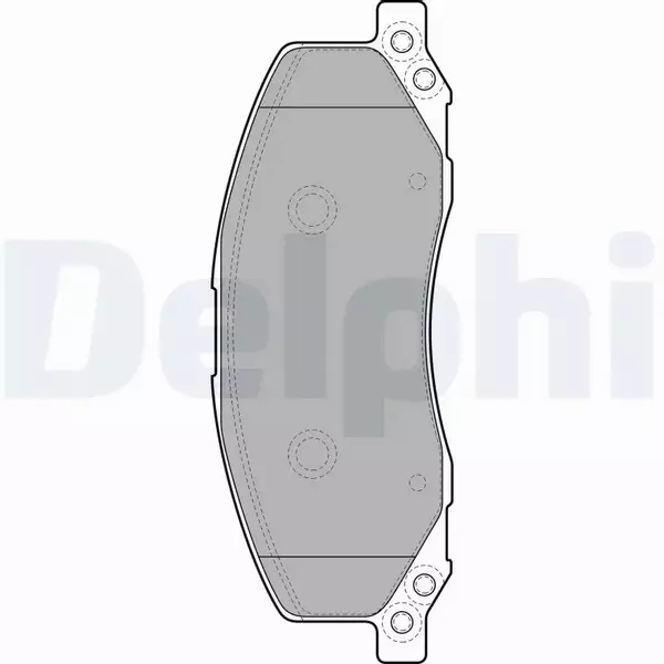 DELPHI KLOCKI HAMULCOWE PRZÓD OPEL INSIGNIA A 17 