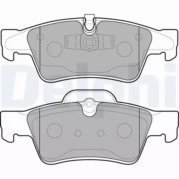 DELPHI KLOCKI HAMULCOWE TYŁ LP2124 