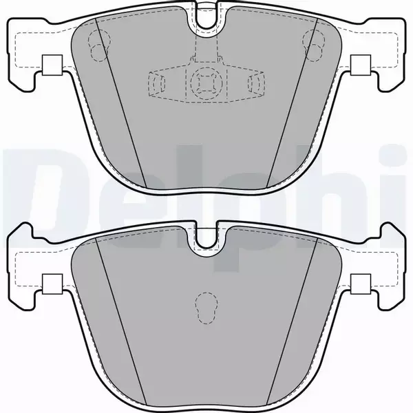 DELPHI KLOCKI HAMULCOWE TYŁ LP2141 