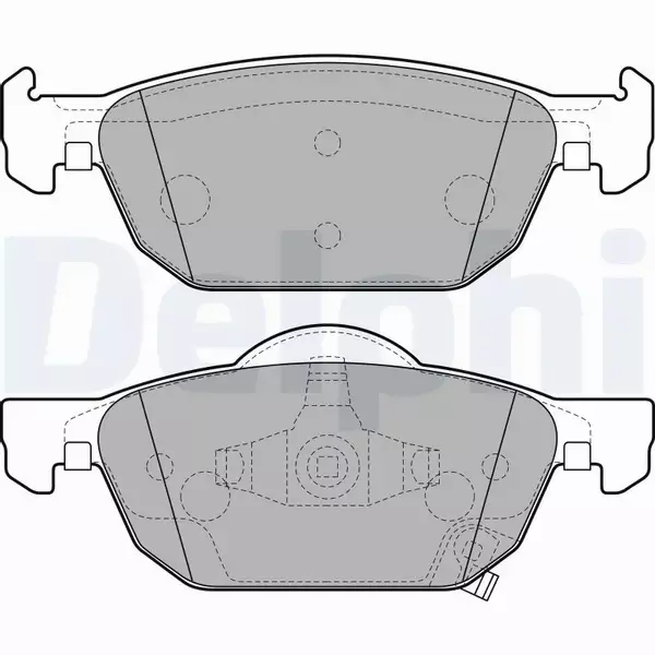 DELPHI KLOCKI HAMULCOWE PRZÓD LP2144 