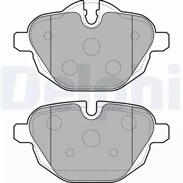 DELPHI TARCZE+KLOCKI TYŁ BMW 5 F10 F11 330MM 