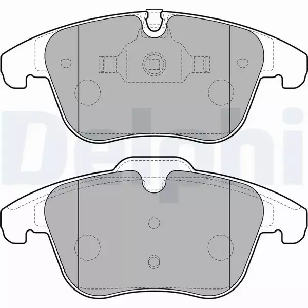 DELPHI TARCZE+KLOCKI PRZÓD PEUGEOT 407 508 304MM 