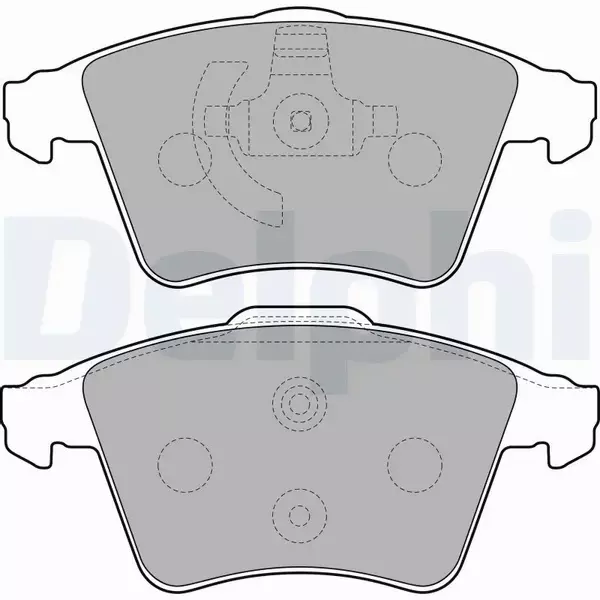 DELPHI KLOCKI HAMULCOWE PRZÓD LP2224 