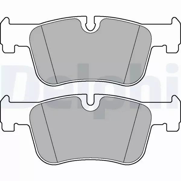 DELPHI KLOCKI HAMULCOWE PRZÓD LP2285 