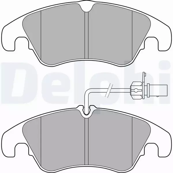 DELPHI KLOCKI HAMULCOWE PRZÓD LP3152 