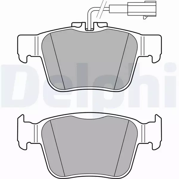 DELPHI TARCZE+KLOCKI TYŁ MASERATI GHIBLI LEVANTE 330MM 