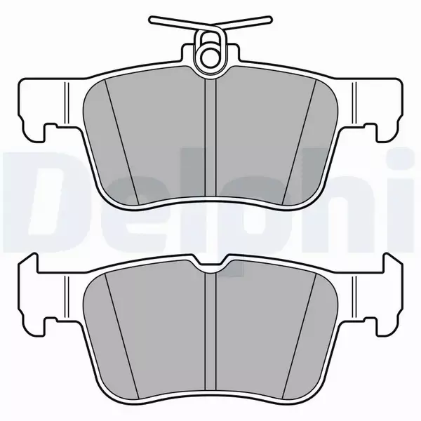 DELPHI KLOCKI HAMULCOWE LP3590 