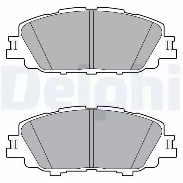 DELPHI KLOCKI HAMULCOWE LP3647 