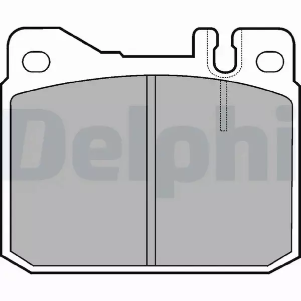 DELPHI KLOCKI HAMULCOWE LP427 