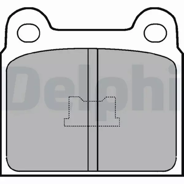 DELPHI KLOCKI HAMULCOWE LP76 