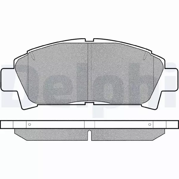 DELPHI KLOCKI HAMULCOWE PRZÓD LP940 