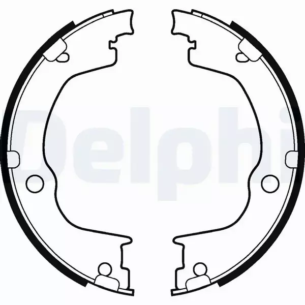 DELPHI SZCZĘKI HAMULCOWE LS2106 