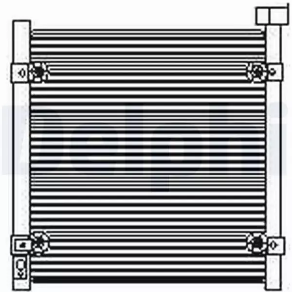 DELPHI CHŁODNICA KLIMATYZACJI TSP0225422 