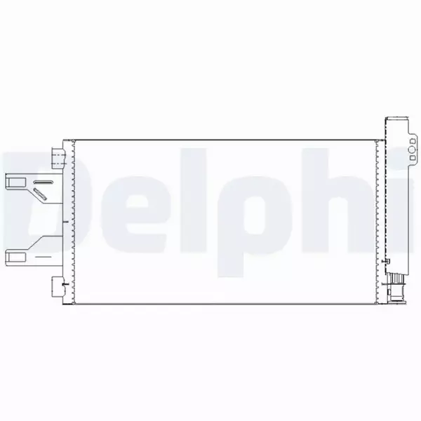 DELPHI CHŁODNICA KLIMATYZACJI TSP0225676 