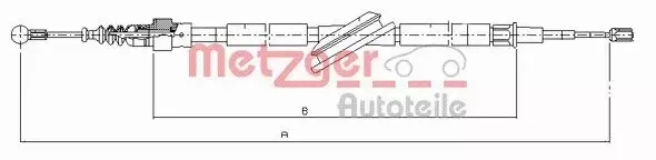 METZGER LINKA RĘCZNEGO 10.7506 