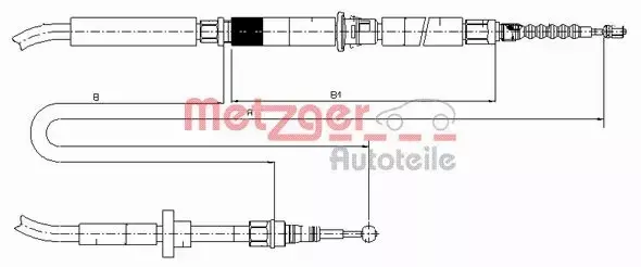 METZGER LINKA RĘCZNEGO 10.7589 