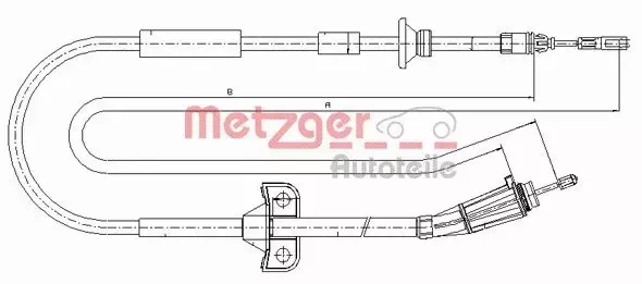 METZGER LINKA RĘCZNEGO 10.8185 