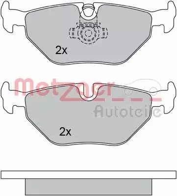 METZGER KLOCKI HAMULCOWE 1170014 