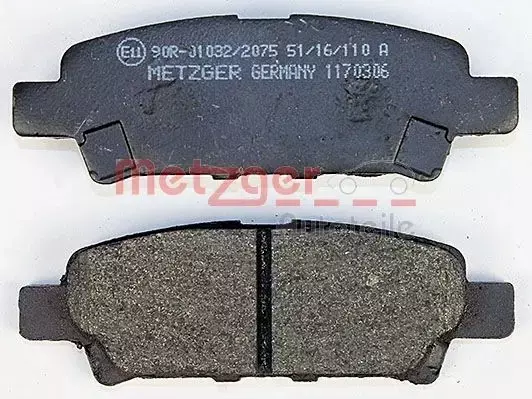 METZGER KLOCKI HAMULCOWE 1170306 