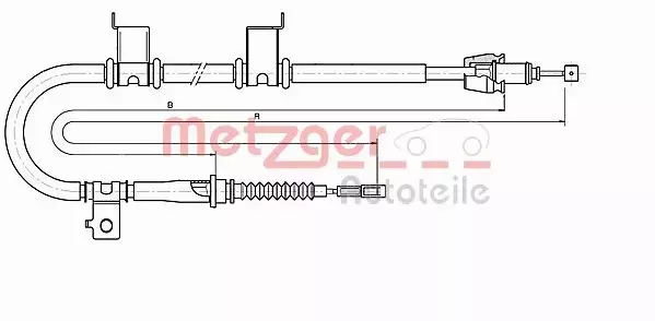 METZGER LINKA RĘCZNEGO 17.6052 